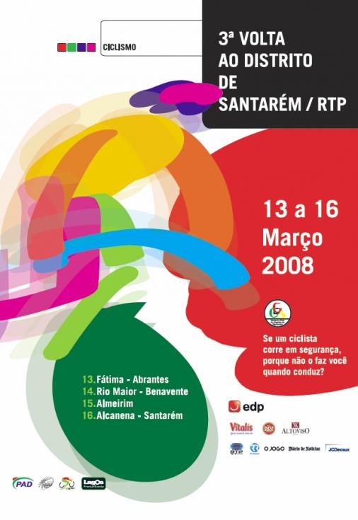 Plakat Volta ao Distrito de Santarém 2008