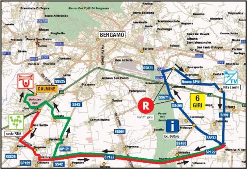 Streckenverlauf Settimana Ciclistica Lombarda - Etappe 3