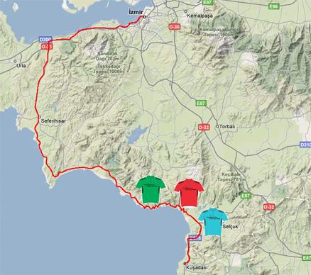 Streckenverlauf Presidential Cycling Tour - Etappe 1