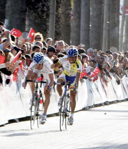David Garcia Dapena, Miguel Rubiano Chavez, von links, Presidential Tour of Cycling, Foto: Sabine Jacob