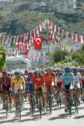 David Garcia Dapena , Alberto Benitez, Christoph Meschenmoser, Presidential Cycling Tour of Turkey, Foto: Sabine Jacob