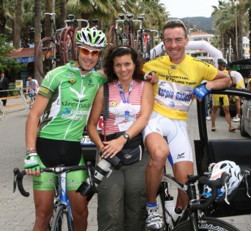 Enrique Salguiero, Sabine Jacob,  David Garcia Dapena , Presidential Tour of Cycling