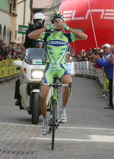 Vicenzo Nibali, Sieger 3. Etappe Giro del Trentino 2008, Foto: Sabine Jacob