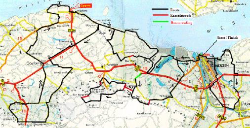 Hhenprofil DELTA Tour Zeeland 2008 - Etappe 2