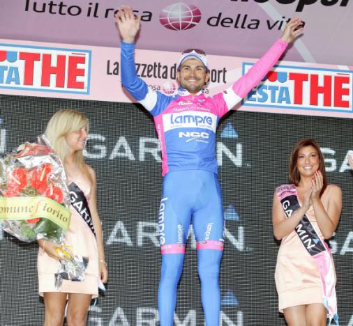 Etappensieger Marzio Bruseghin, 10. Etappe, 91. Giro d\' Italia, Foto: Sabine Jacob