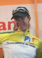 Susanne Ljungskog, Tour de l\'Aude 2008, Foto: .tour-aude- cycliste-feminin.fr