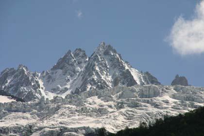 Beeindruckende Gletscherwelt des Mont Blanc Massivs
