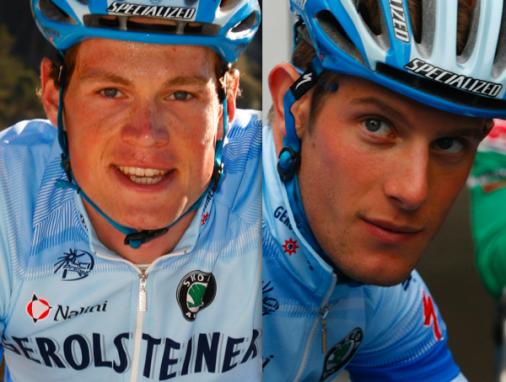 Doppeltes Comeback in Triberg und bei Dauphin: Tim Klinger (re) und Tom Stamsnjider froh, endlich wieder Rennen zu fahren, Fotos: Team Gerolsteiner