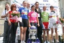 Siegerpodest (Arndt links) des Giro del Trentino Alto Adige, Foto: Veranstalter