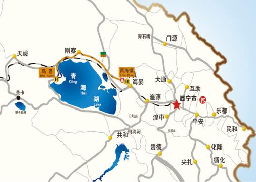 Streckenverlauf Tour of Qinghai Lake 2008 - Etappe 4