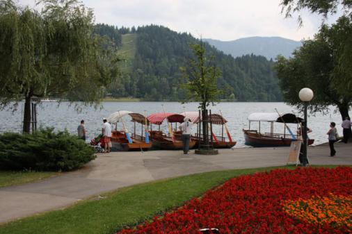 Gondoliere Boote von Bled