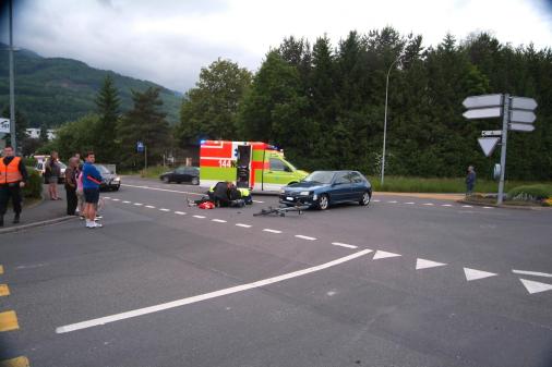  Radfahrerin bersehen (Bild: Kantonspolizei St. Gallen) 