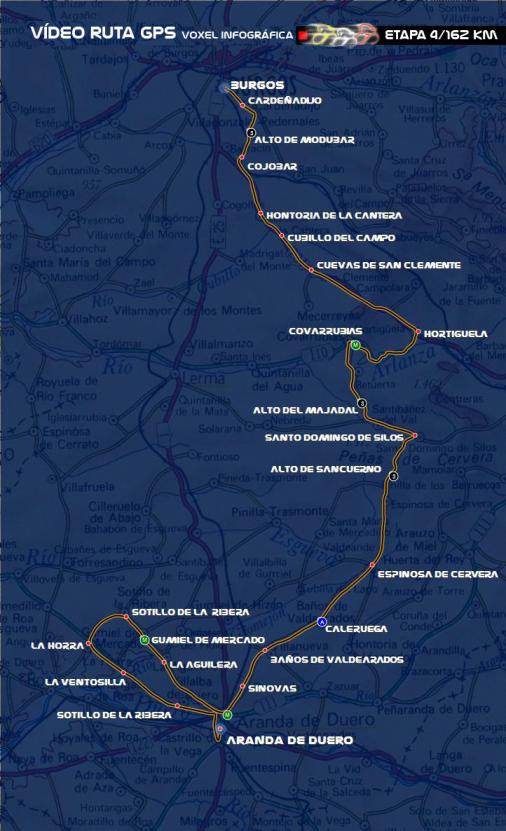 Streckenverlauf Vuelta a Burgos 2008 - Etappe 4