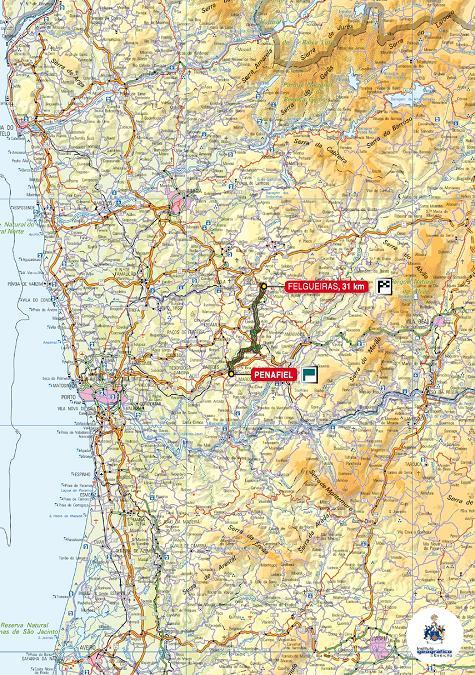 Streckenverlauf Volta a Portugal em Bicicleta - Etappe 10