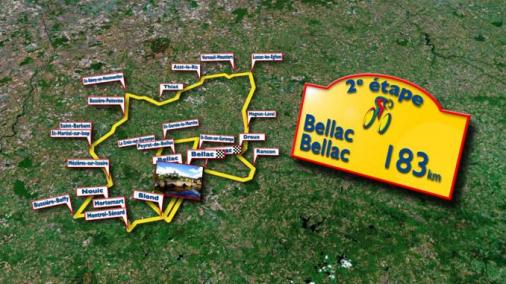 Streckenverlauf Tour du Limousin 2008 - Etappe 2
