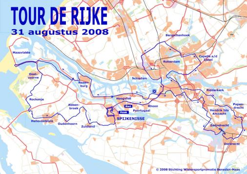 Streckenverlauf Tour de Rijke 2008