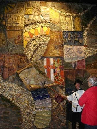 Relief in Cochem - Collage zur Geschichte Cochems