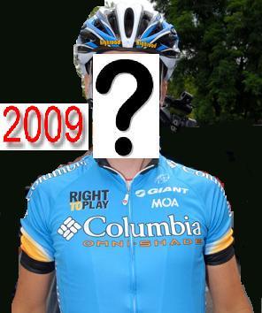 Wer trägt das Columbia-Trikot 2009?