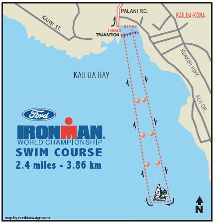 Vorschau Ironman: Die Strecke - 3,86 km Schwimmen
