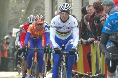 Tom Boonen und Posthuma auf der Muur von Geraardsbergen