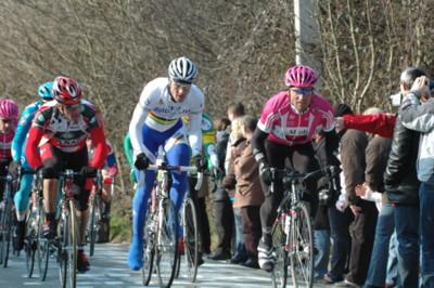 Steffen Wesemann und Tom Boonen auf der Berendries